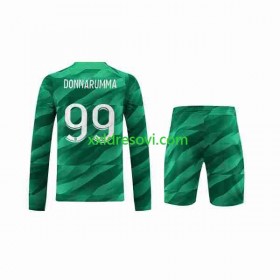 Paris Saint-Germain Donnarumma 99 Golmanski Domaći Dječji Nogometni Dres 2023-2024 Dugim Rukavima